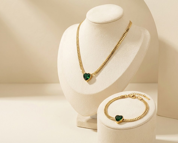 Amora Verde Two-Piece Jewellery Set