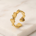 Amoura Heart Link Ring