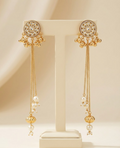 Anika Kundan Drop Earrings