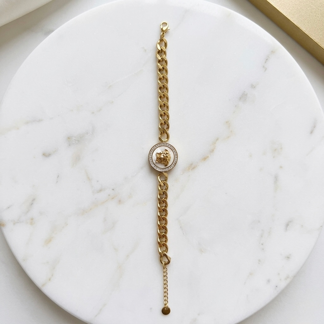 Aureline Medallion Link Bracelet