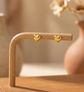 Aurelle Heart Stud Earrings