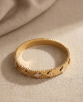 Aurline Textured Clover Bracelet