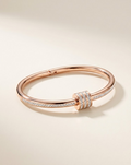 Aurline Vela Crystal Bracelet – Rose Gold