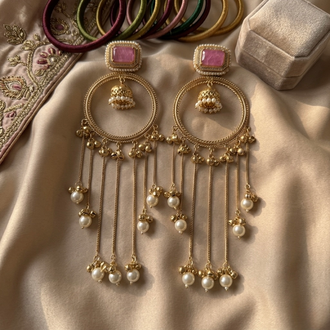 Zarvisha Chandrika Jhumkas
