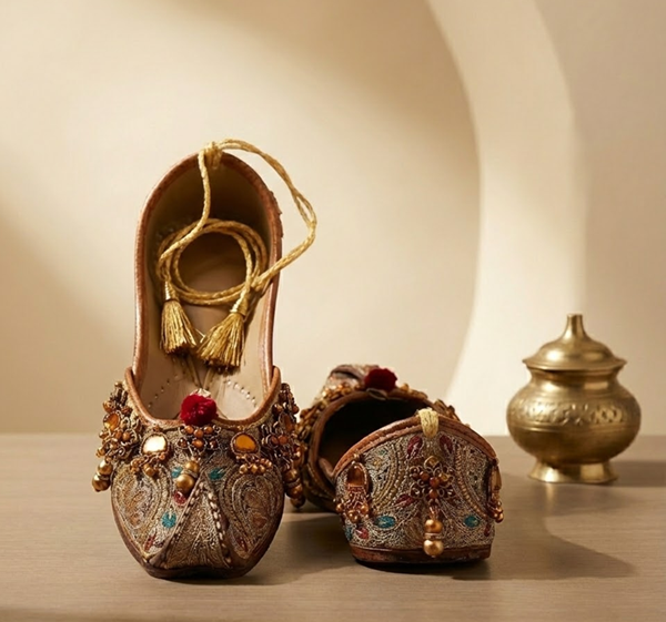 Antique Gleam Khussa