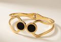 Aurline Dual Disc Statement Bangle