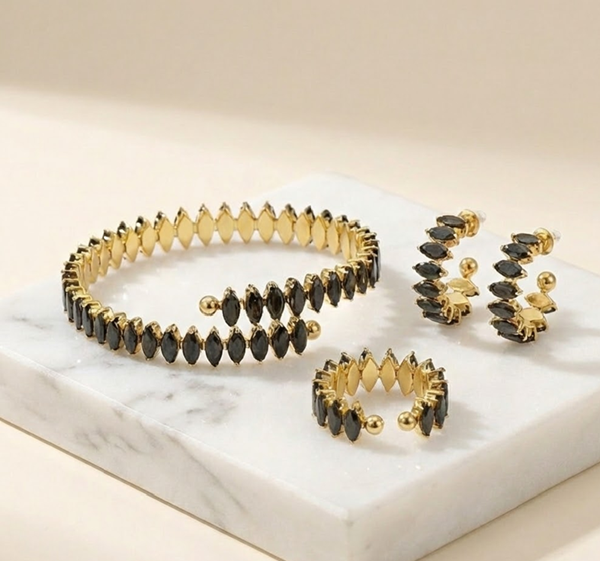 Obsidia Three-Piece Jewellery Set