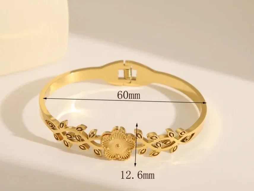 Bracelet - Empress Soleil Gold Bangle