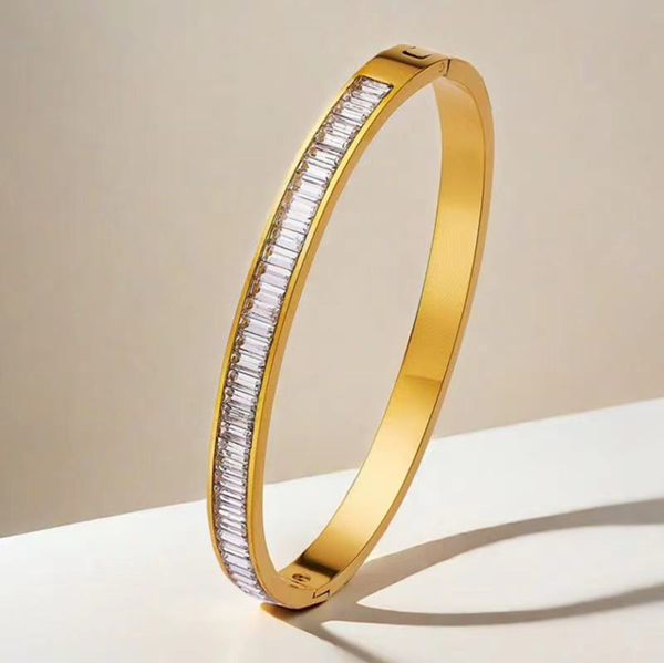 Bracelet - Eterna Baguette Bangle