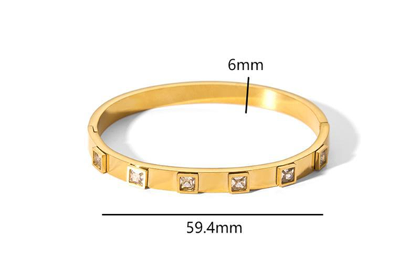 Bracelet - Eterna Square Gold