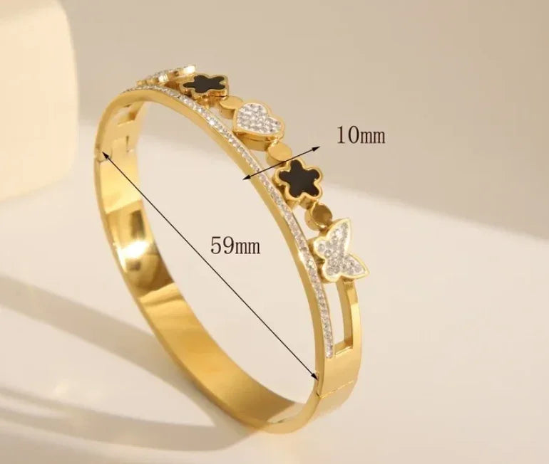 Bracelet - Fleur Radiance Gold Bangle