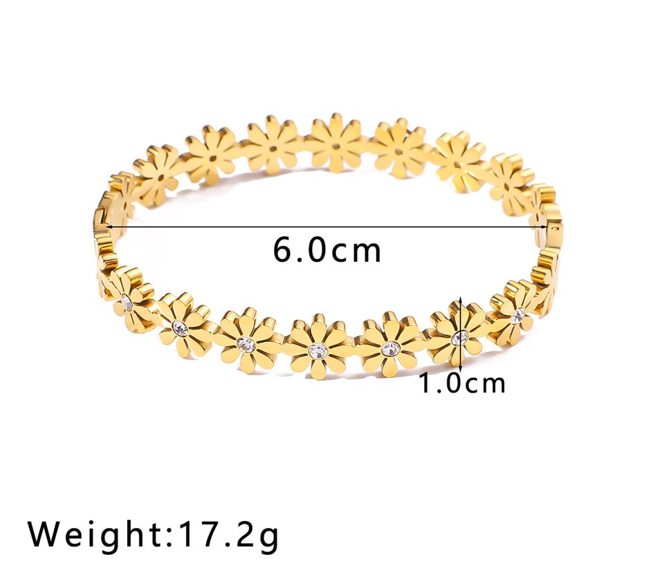 Bracelet – Bloom Crystal Gold