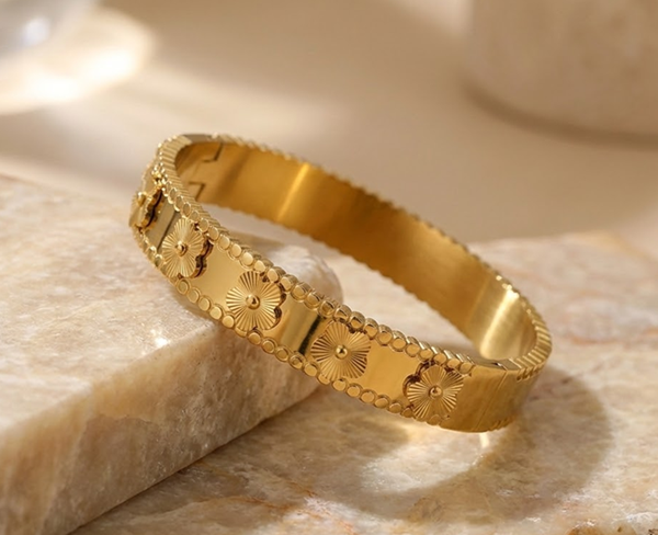 Bracelet - Golden Bloom Panel