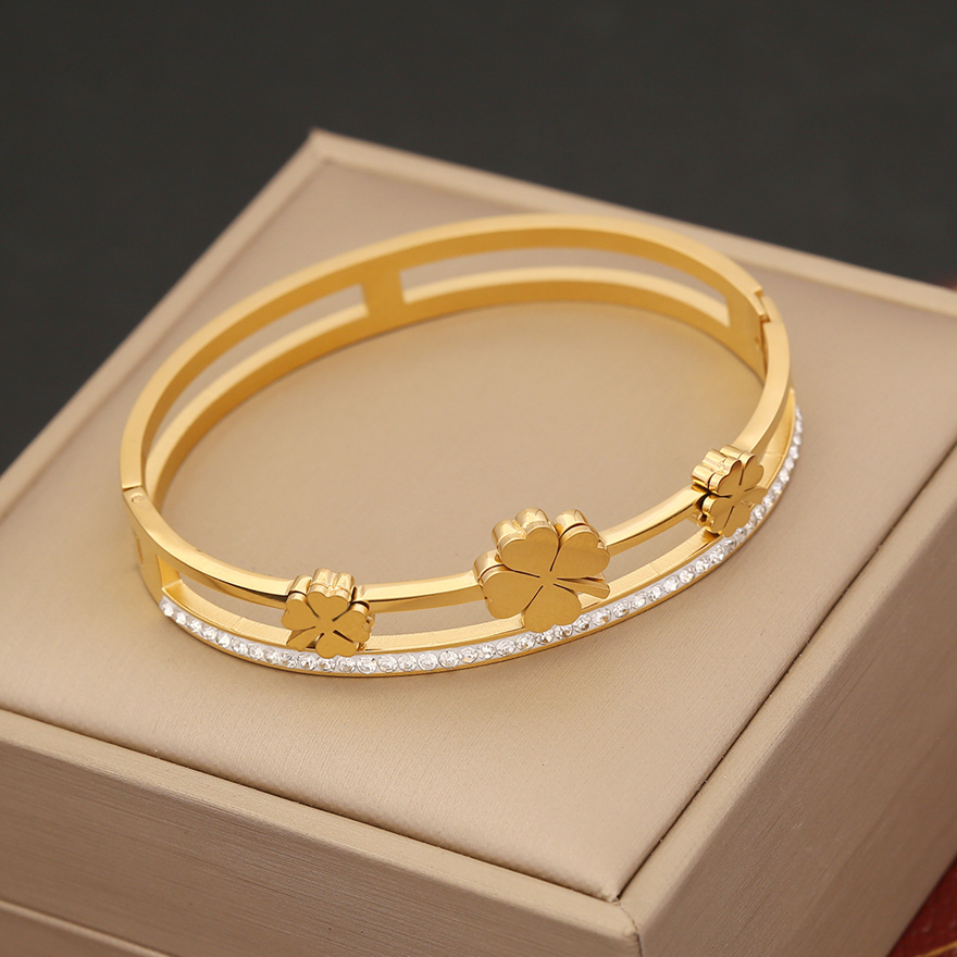 Bracelet – Lumière Clover Gold