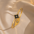 Bracelet – Noir Clover Crystal