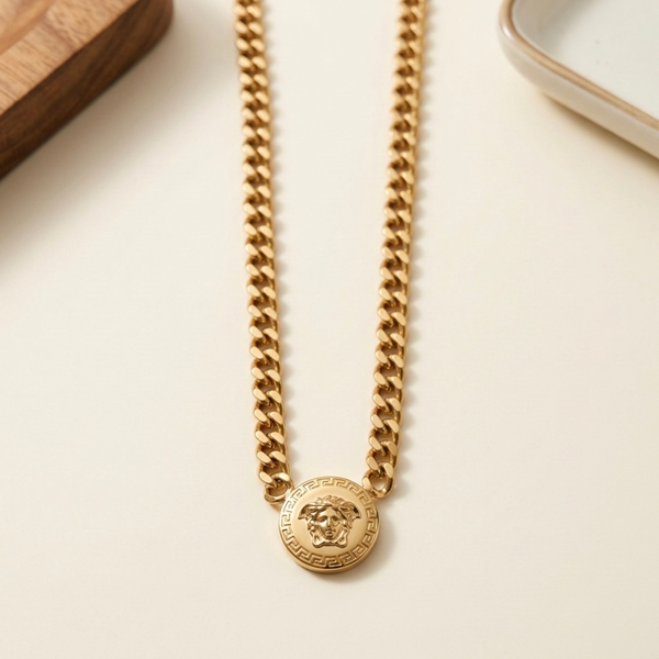 Caelion Medallion Chain Necklace