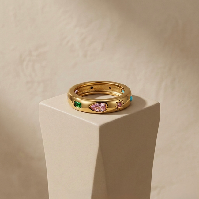 Celestia Prism Band Ring