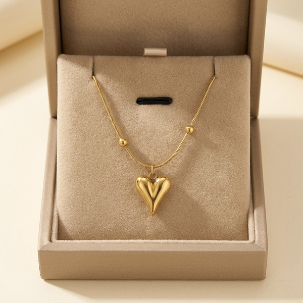 Celina Beaded Gold Necklace