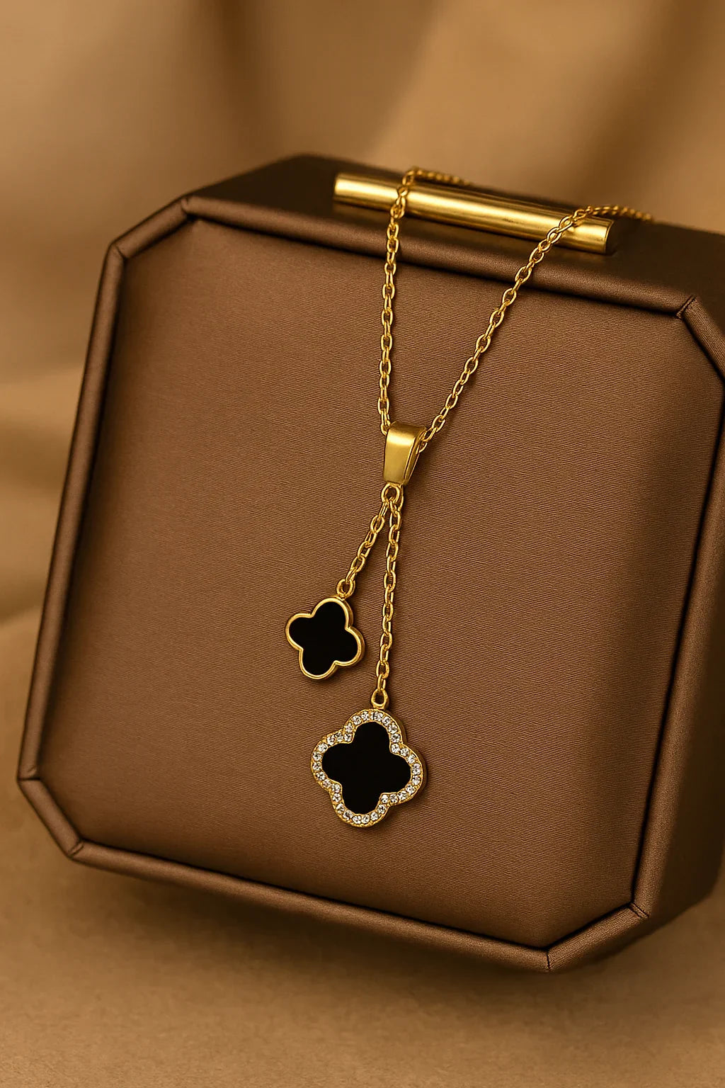 Necklace - Royale Clover Duo Necklace