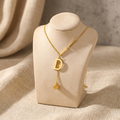 D Initial Drop Necklace