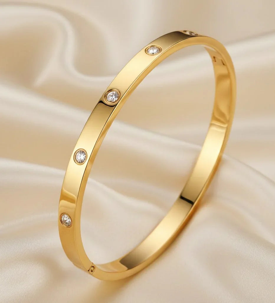Bracelet - The Classic Luxe Stud Bangle