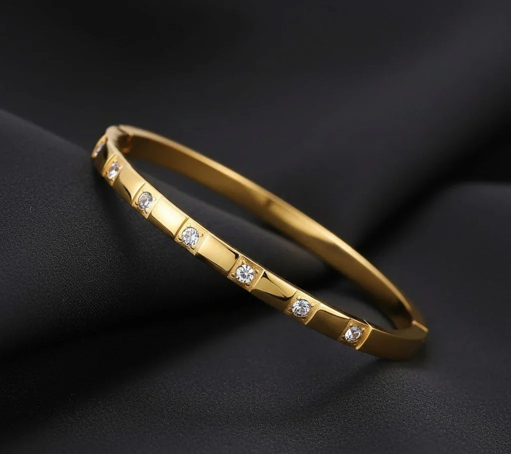 Bracelet - Couture Crystal Column Bangle
