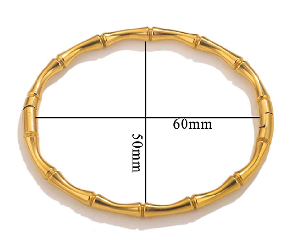 Bracelet - Bambelle Gold Bangle