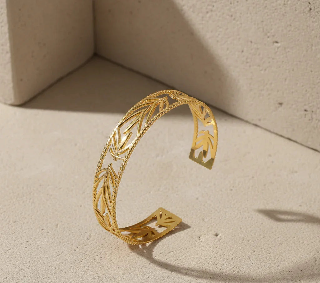 Bracelet - Eternal Leaf Filigree Cuff
