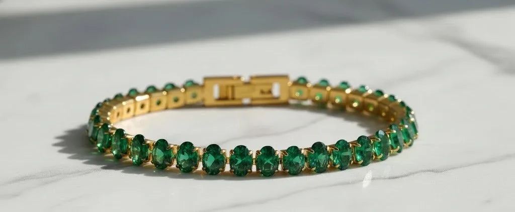 Bracelet - Imperial Emerald Elegance Bracelet