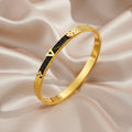 Bracelet - Noir Clover Elegance Bangle