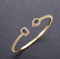 Bracelet - Sapphire Dual Open Bangle