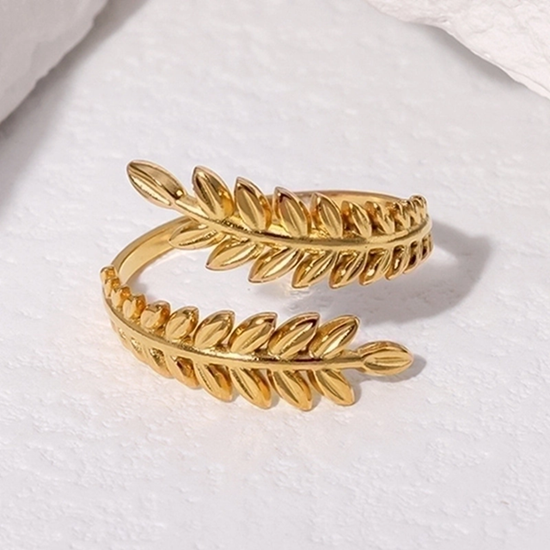 Ring – Laurel Leaf Wrap