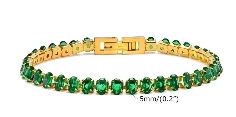 Bracelet - Imperial Emerald Elegance Bracelet