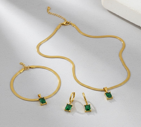 Calista Prism Three-Piece Jeweler Set