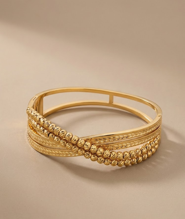 Heirloom Weave Gold Bracelet