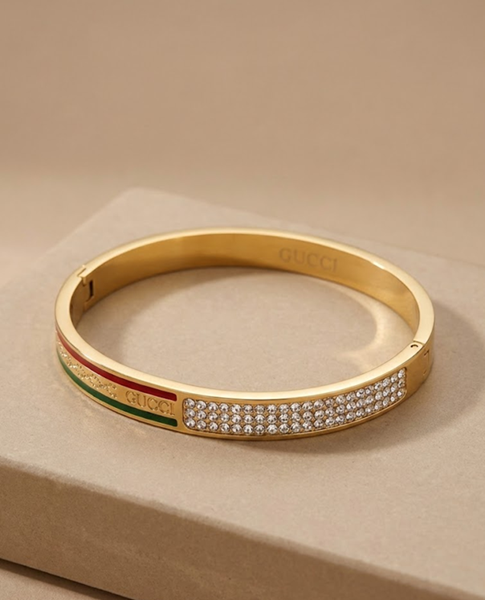 Heritage Stripe Gold Bracelet
