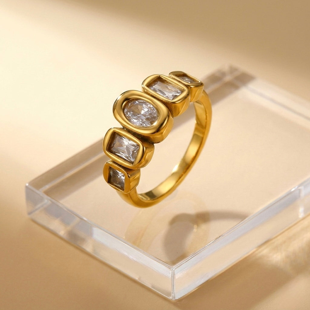 Axis Multi-Cut Ring