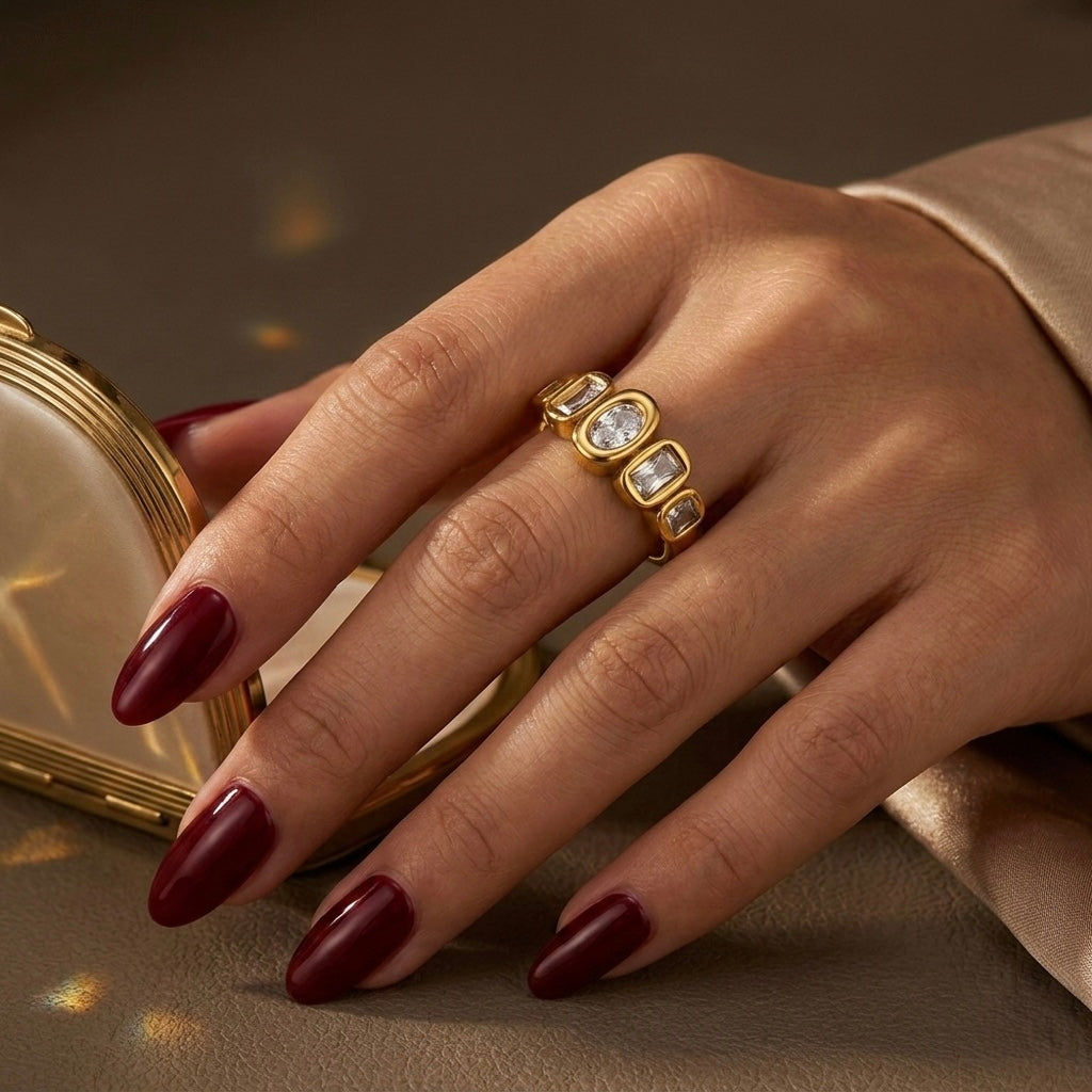 Axis Multi-Cut Ring