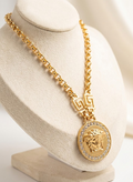 Imperial Coin Medallion Necklace