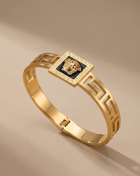 Imperial Key Crest Gold Bracelet