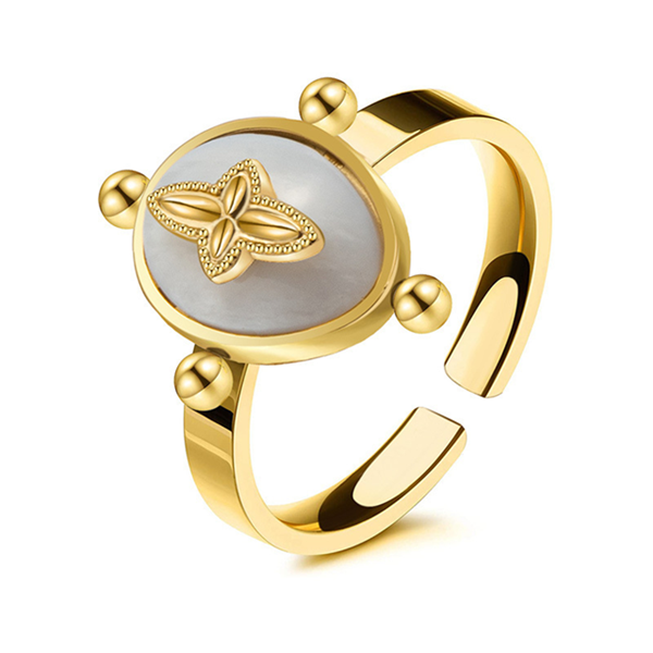 Lunessa Emblem Open Ring