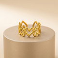 Luvora Heart Band Ring