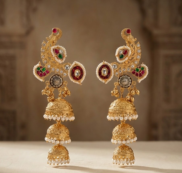 Mayura Rani Jhumkas