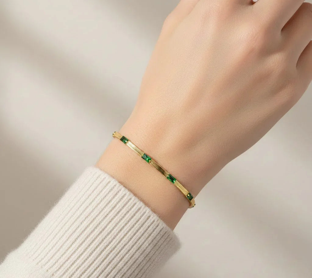Bracelet - Emerald Whisper Snake