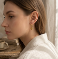 Amora Heart Drop Hoops