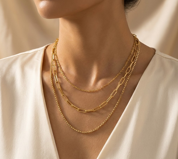 Astra Triple Layer Necklace