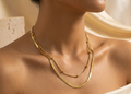 Aurevia Dual Layer Gold Necklace