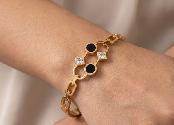 Aurline Geo Emblem Bracelet