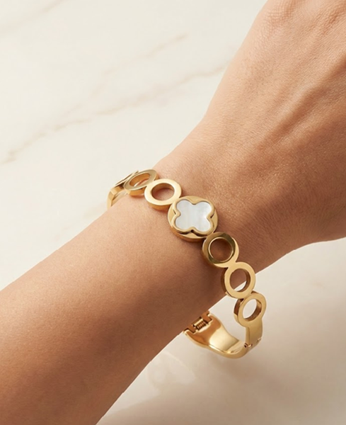 Aurline Halo Enamel Bangle