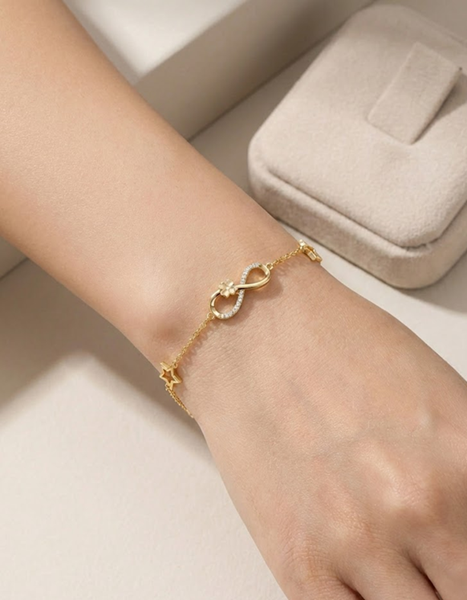 Aurline Infinity Charm Bracelet